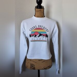 Blue 84 White Colorado Graphic Sweatshirt